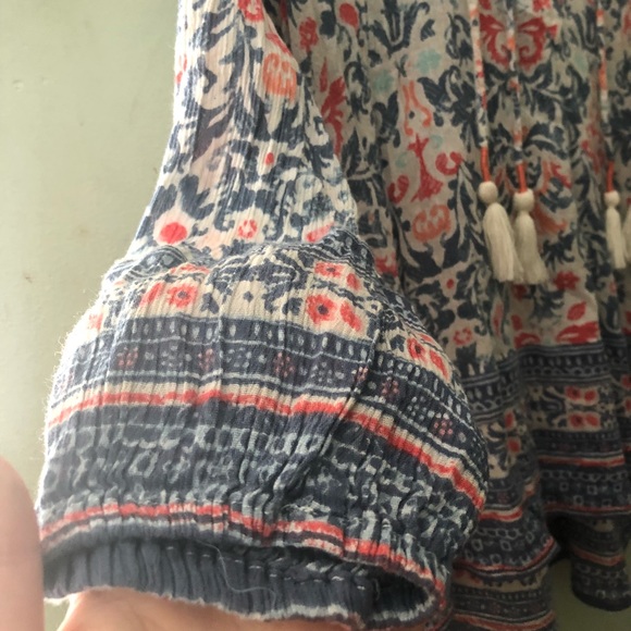 Hollister boho 3/4 sleeve top - Picture 5 of 6